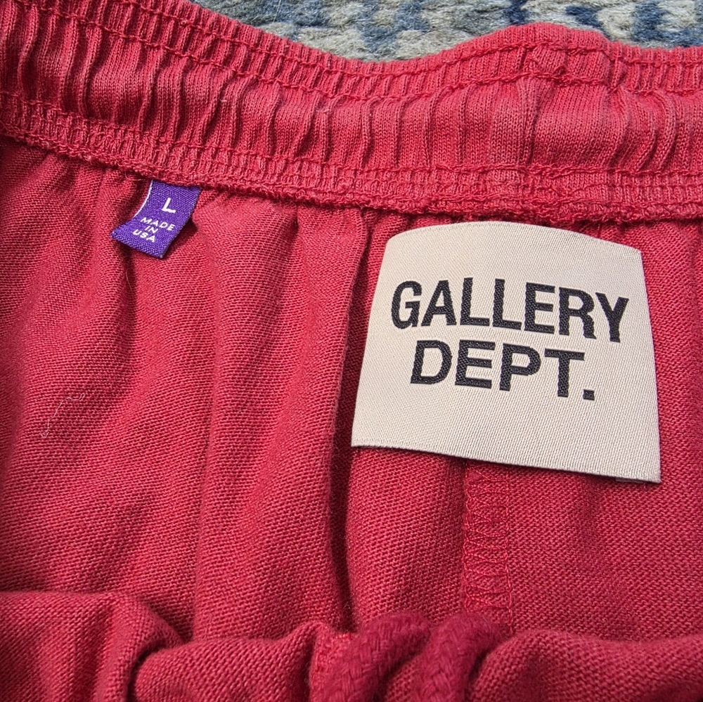 Gallery Dept Red Splatter Paint Insomnia Shorts - Picture 4 of 6